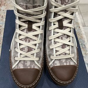 Mens Authentic Dior high top sneakers